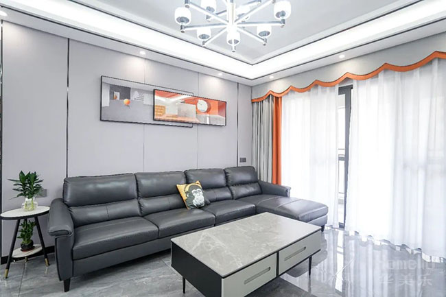 140㎡簡(jiǎn)約四居，用低調(diào)的軟裝搭配打造實(shí)用之家